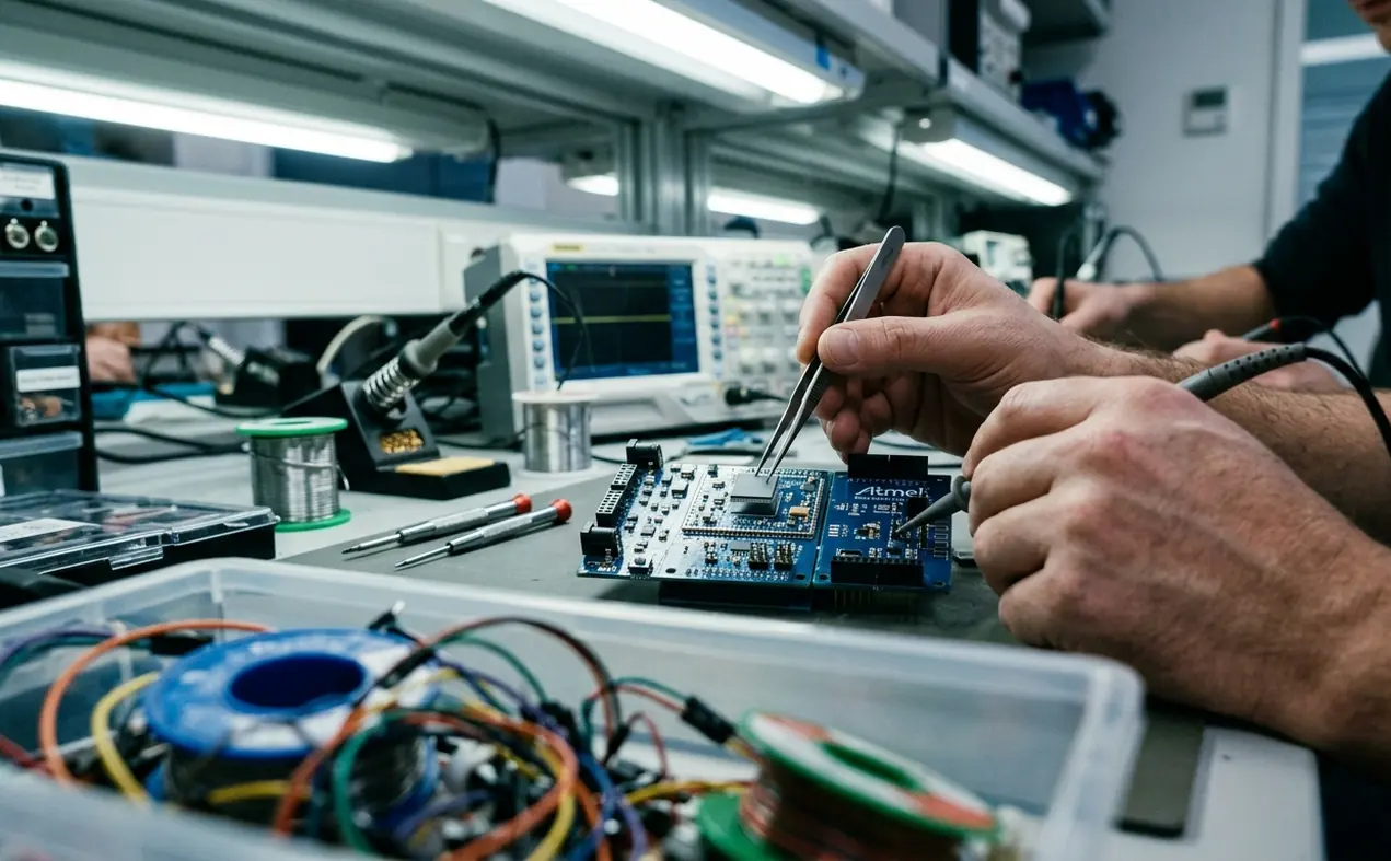 Print2Chip integration with Atmel Bluetooth Smart sensors